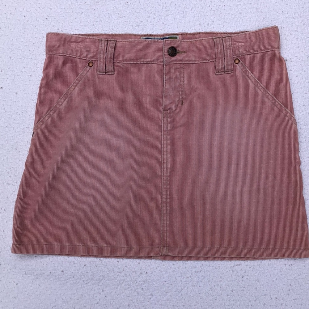 Old Navy pink corduroy mini skirt